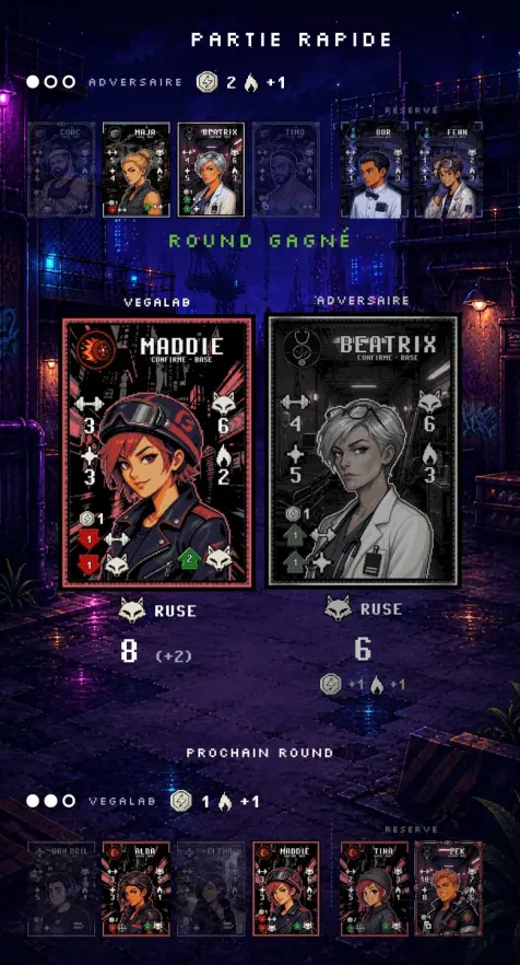 Pixel Beef — un duel en cours