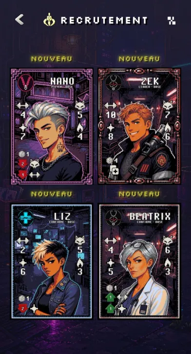 Pixel Beef — le recrutement de cartes